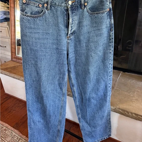 Still Here Classic Straight-Leg Blue Women's Jeans - Picture 5 of 5